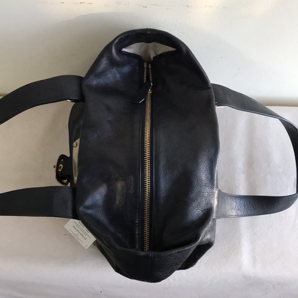 Michael Kors tote extra large Black leather gorgeous 2 top handle bag zip close - Picture 7 of 16